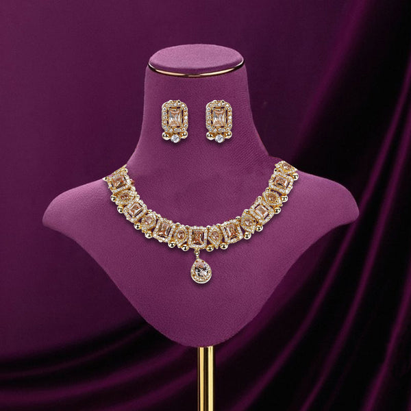 Champagne Glow Necklace