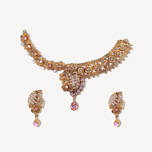 Noorsay Gulrosh Necklace