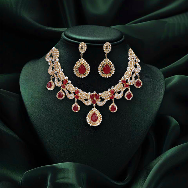 Crimson Radiance Necklace