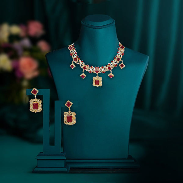 Scarlet Radiance Necklace