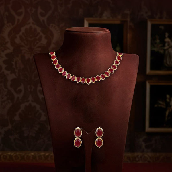 Scarlet Embrace Necklace