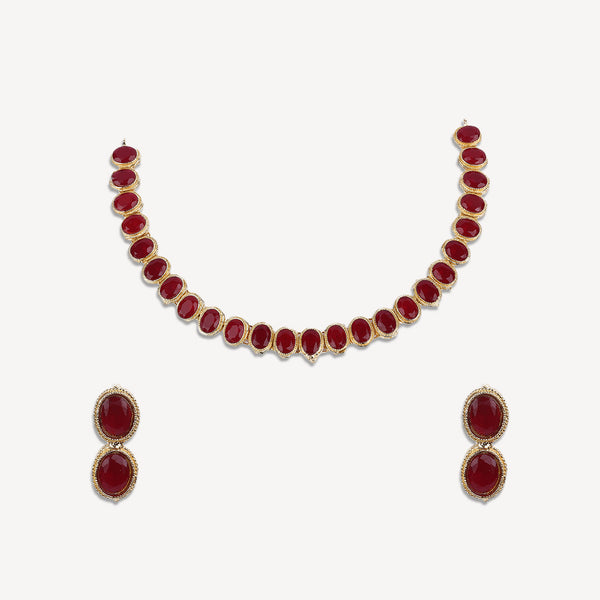 Scarlet Embrace Necklace