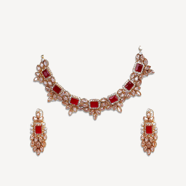 Crimson Charm Necklace