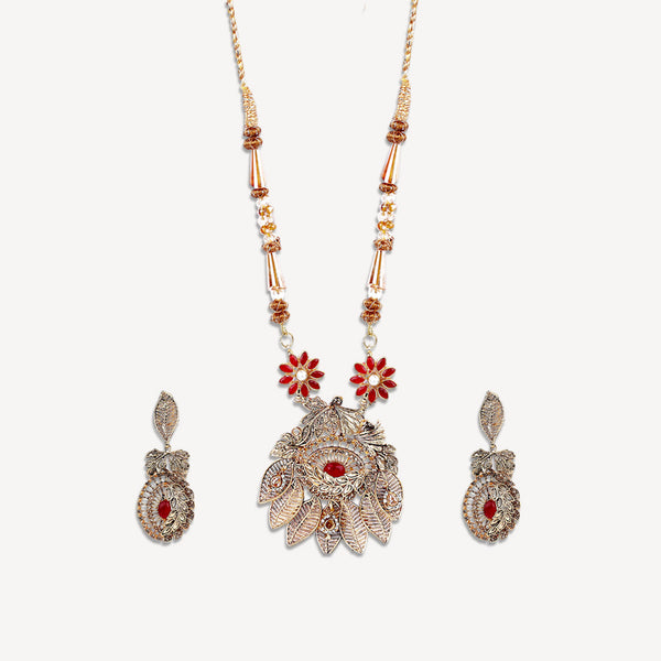 Scarlet Spark Necklace
