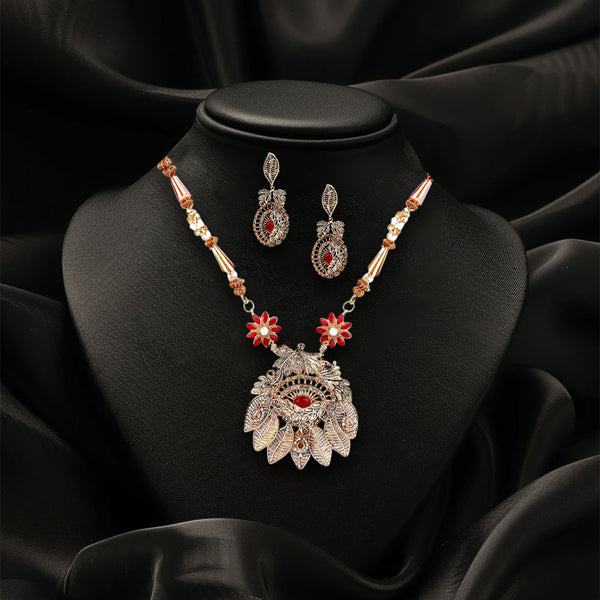 Scarlet Spark Necklace